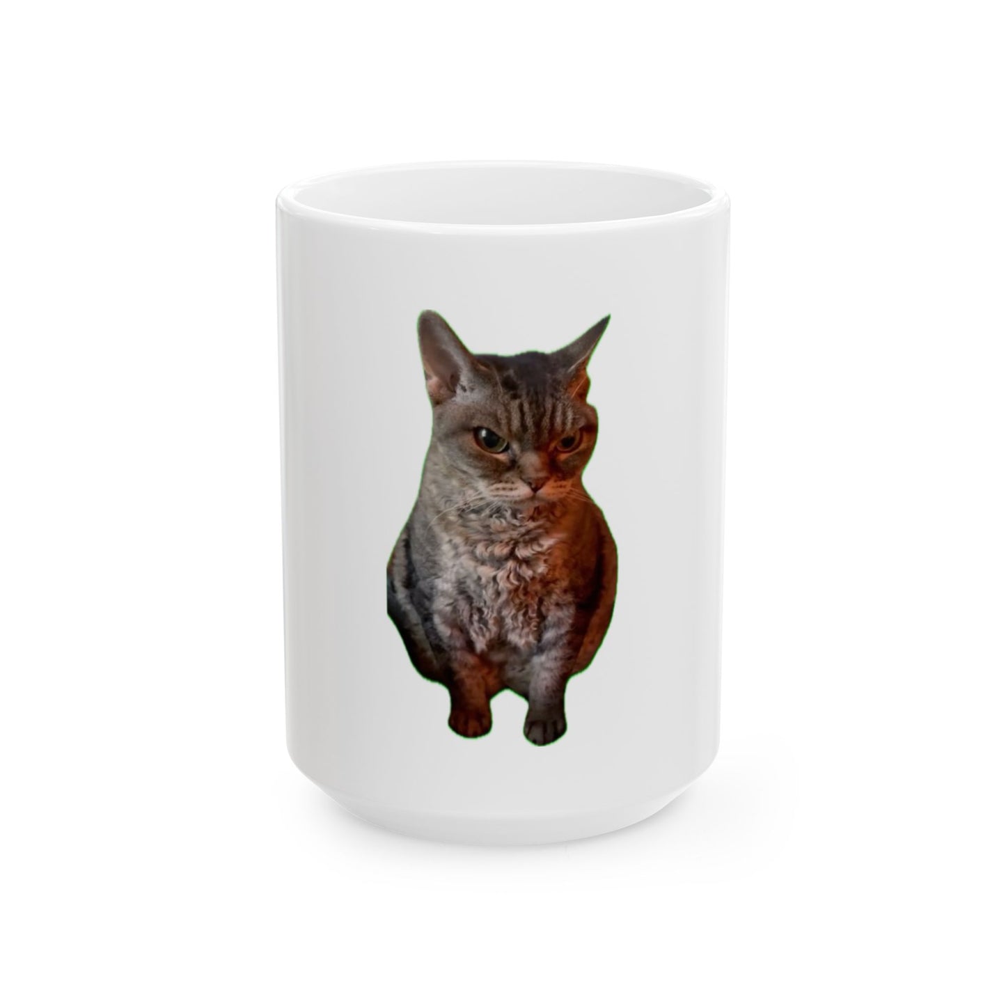 Cute Cat Ceramic Mug, 11oz 15oz, Cat Lover Gift, Coffee Tea Mug, Funny Animal Mug, Pet Gifts, Cat Mom Mugs