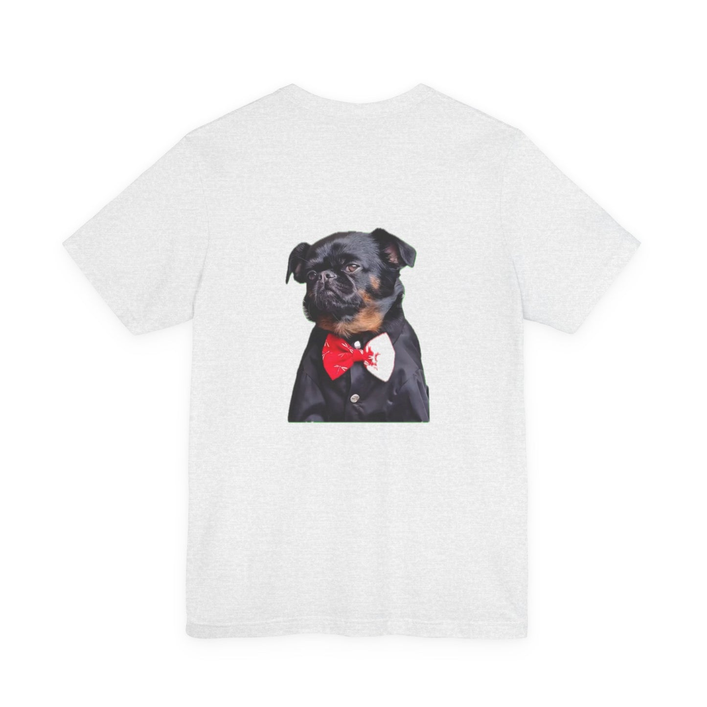 Dapper Dog Graphic Tee, Funny Pet Shirt, Cute Dog Lover Gift, Casual Wear, Birthday Present, Animal Themed Apparel