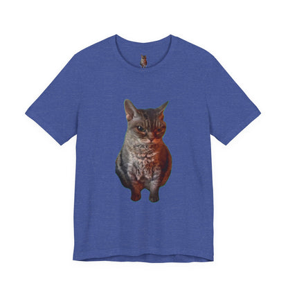 Cute Cat Graphic Tee, Cat Lover Gift, Pet Enthusiast Apparel, Animal Lover Shirt, Fun Casual Wear, Unique Cat Design T-Shirt