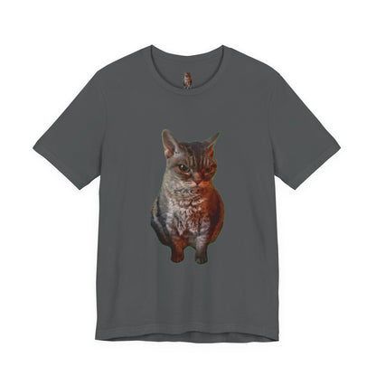 Cute Cat Graphic Tee, Cat Lover Gift, Pet Enthusiast Apparel, Animal Lover Shirt, Fun Casual Wear, Unique Cat Design T-Shirt