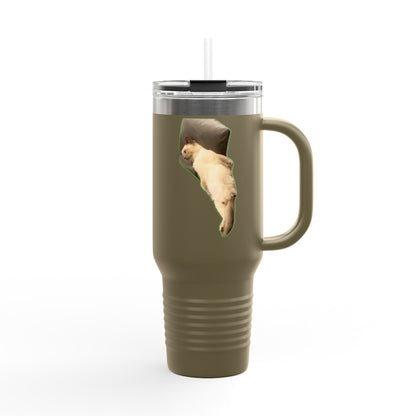 Insulated Travel Mug - 40oz, Personalized Coffee Cup, Eco-Friendly Drinkware, Gift for Travelers, BPA-Free Hydration