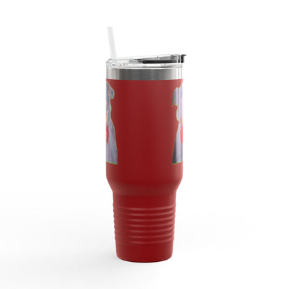 Stylish Insulated Travel Mug - Perfect for Dog Lovers, 40oz Personalized Drinkware, Pet Gifts, Travel Coffee Mug, Unique Dog Mug