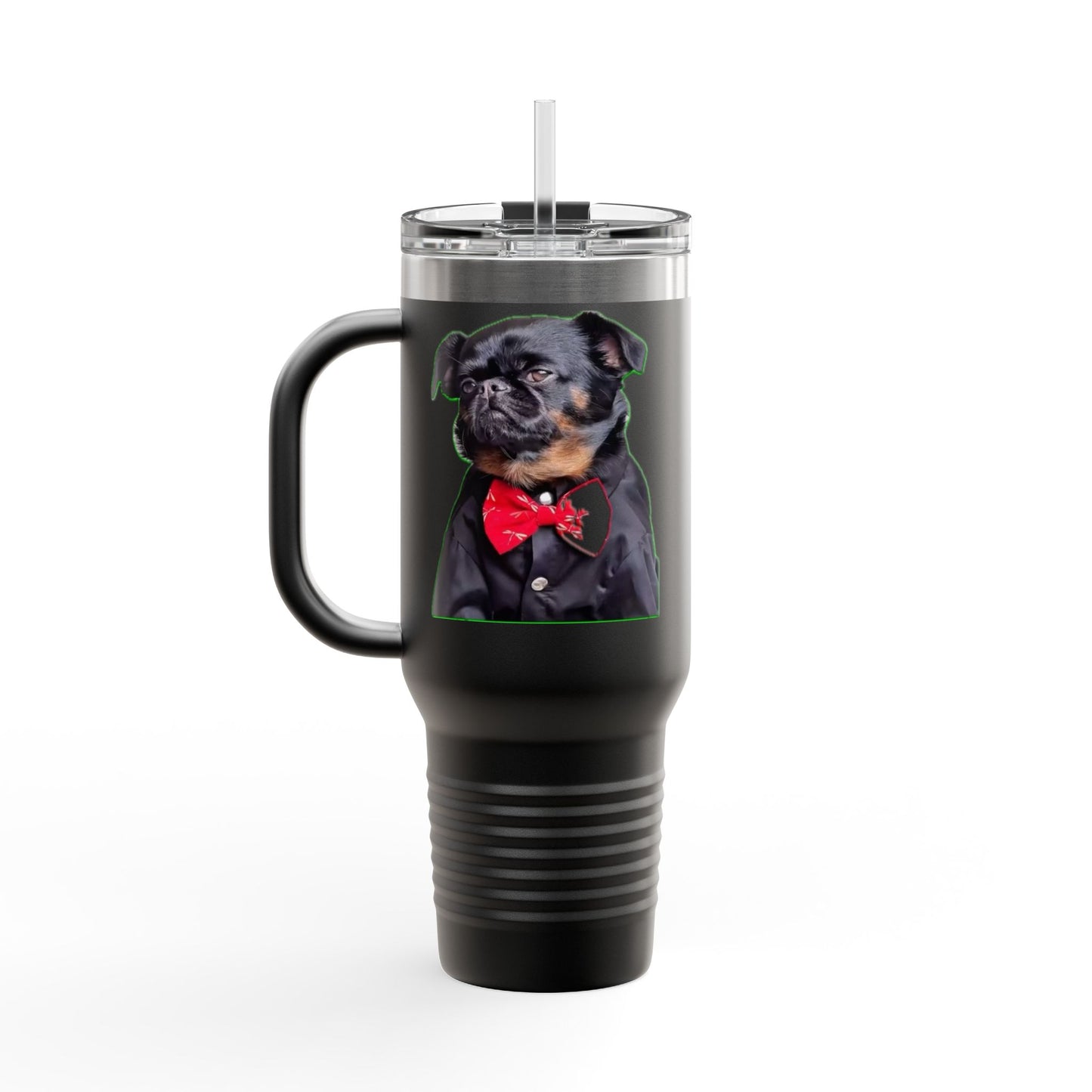 Stylish Insulated Travel Mug - Perfect for Dog Lovers, 40oz Personalized Drinkware, Pet Gifts, Travel Coffee Mug, Unique Dog Mug