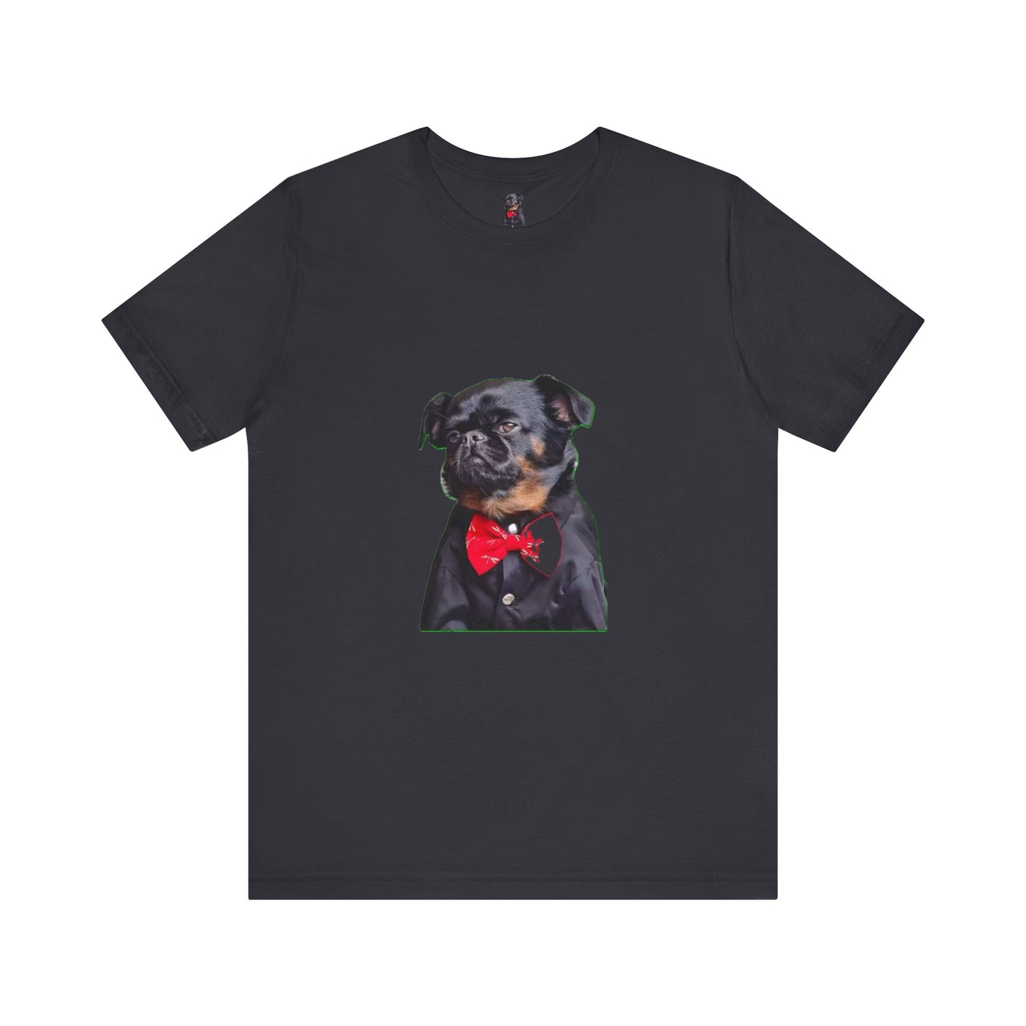 Dapper Dog Graphic Tee, Funny Pet Shirt, Cute Dog Lover Gift, Casual Wear, Birthday Present, Animal Themed Apparel