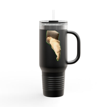 Insulated Travel Mug - 40oz, Personalized Coffee Cup, Eco-Friendly Drinkware, Gift for Travelers, BPA-Free Hydration