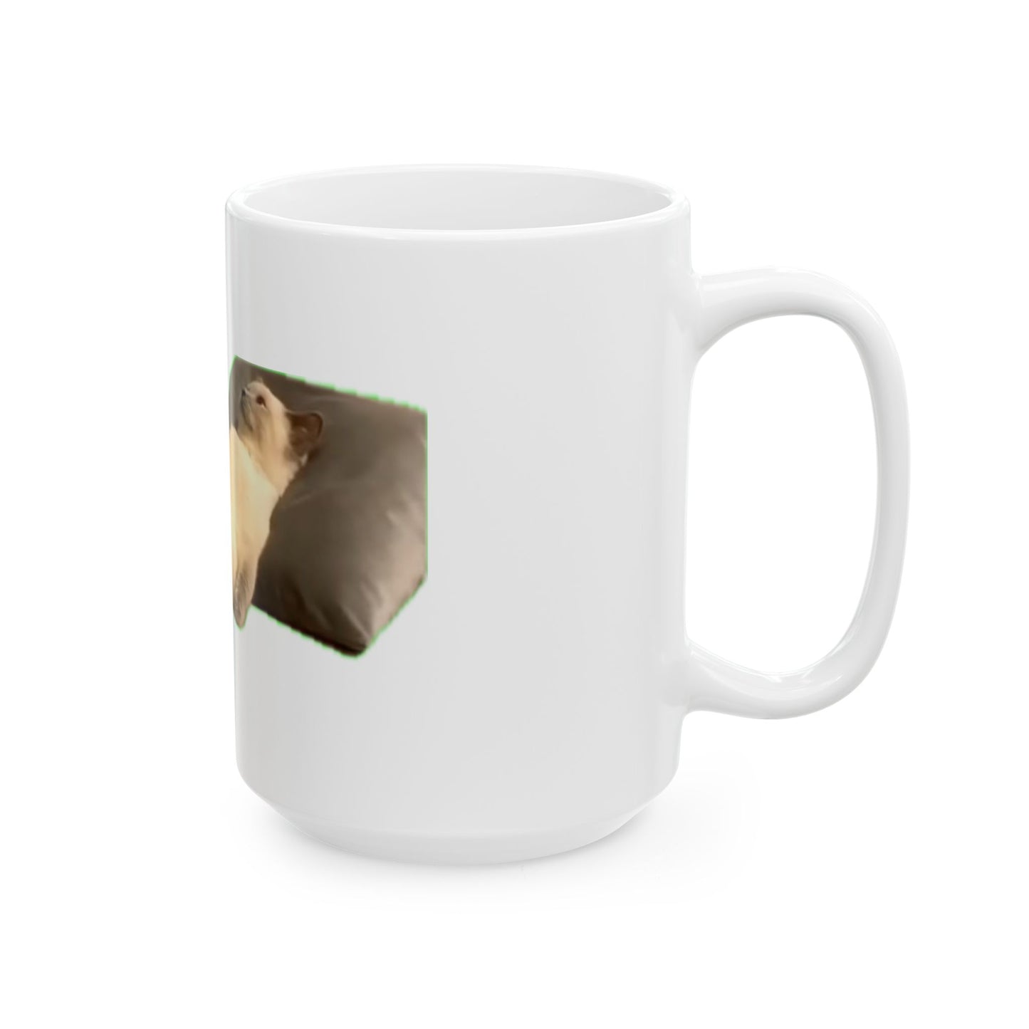 Whimsical Cat Ceramic Mug, Funny Cat Lover Gift, Cute Kitchenware, Cozy Home Decor, Coffee Mug, 11oz, 15oz