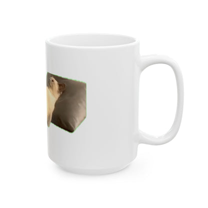 Whimsical Cat Ceramic Mug, Funny Cat Lover Gift, Cute Kitchenware, Cozy Home Decor, Coffee Mug, 11oz, 15oz