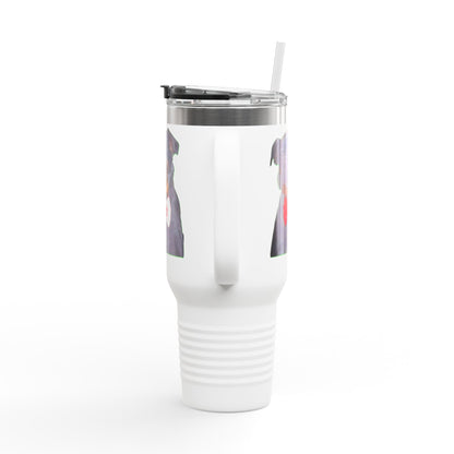 Stylish Insulated Travel Mug - Perfect for Dog Lovers, 40oz Personalized Drinkware, Pet Gifts, Travel Coffee Mug, Unique Dog Mug